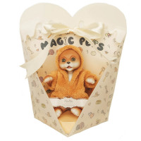 Игрушка Magic Manufactory коллекция Magic Pets Кот 19 см рыжий