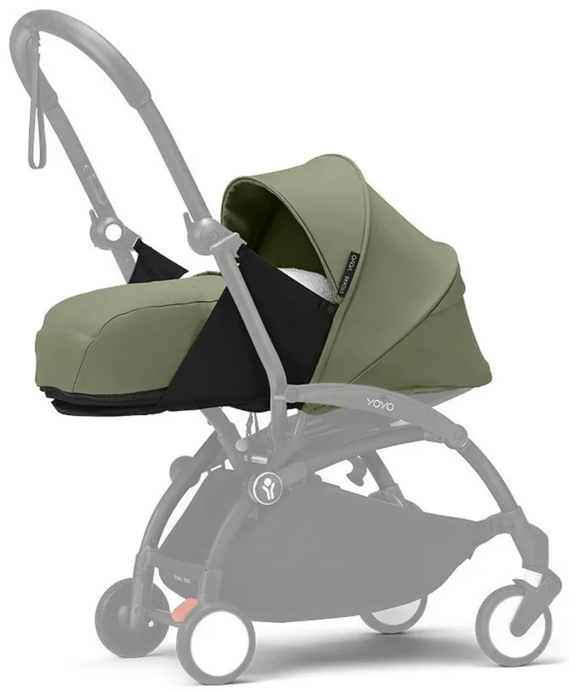 Коляска для новорожденных Stokke YOYO3 Newborn Pack 0+ рама чёрная Black Olive