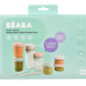 Набор Beaba из контейнеров 2x90 ml + 4x150ml + 6x250ml и двух ложек 913502 EUCALYPTUS