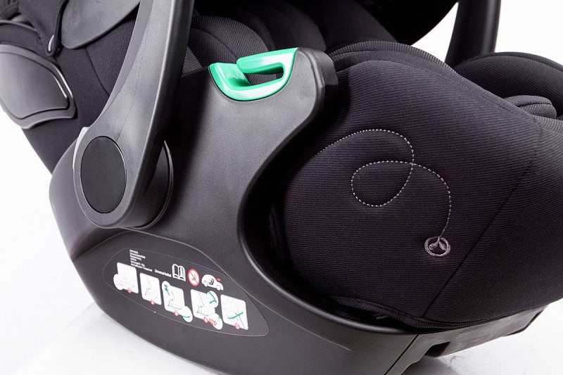 Детская коляска Peppy Monaco Thermo 4 в 1 с автокреслом Verona Black и базой Black (черный), рама серо-коричневая