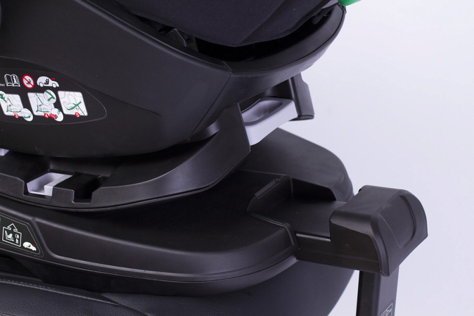 Детская коляска Peppy Monaco Thermo 4 в 1 с автокреслом Verona Black и базой Black (черный), рама серо-коричневая