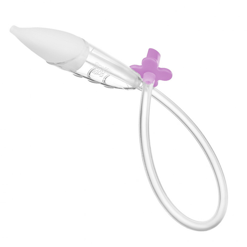 Аспиратор назальный Roxy-Kids с мягким наконечником в футляре RND-27-116ML сиреневый