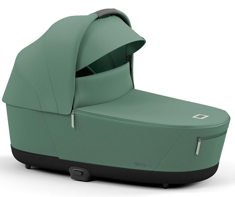Коляска 3 в 1 Cybex Priam IV Chrome Brown complete и автокресло Cloud T i-Size Sepia Black Plus Leaf Green