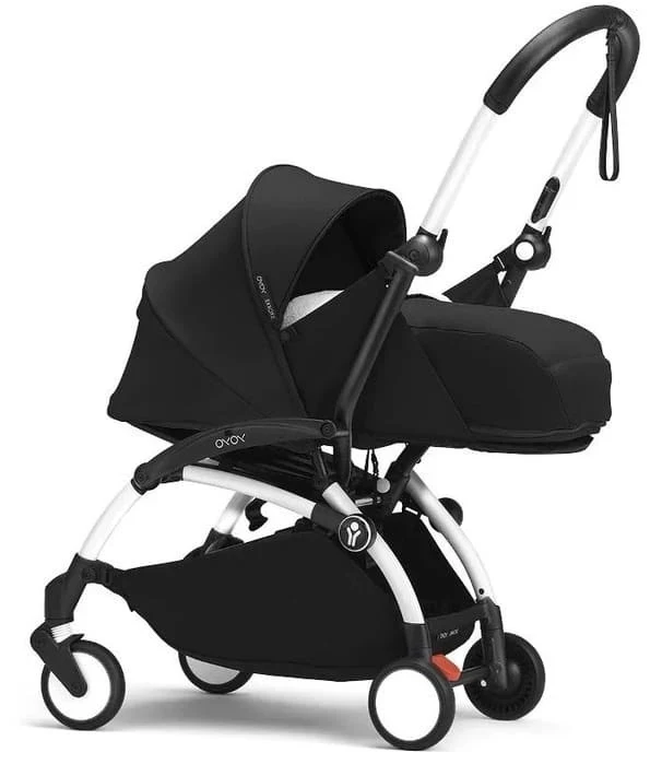 Коляска для новорожденных Stokke YOYO3 Newborn Pack 0+ рама белая White Black
