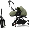 Коляска для новорожденных Stokke YOYO3 Newborn Pack 0+ рама белая White Olive Коляска для новорожденных Stokke YOYO3 Newborn Pack 0+ рама белая White Olive