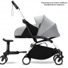 Коляска для новорожденных Stokke YOYO3 Newborn Pack 0+ рама белая White Stone