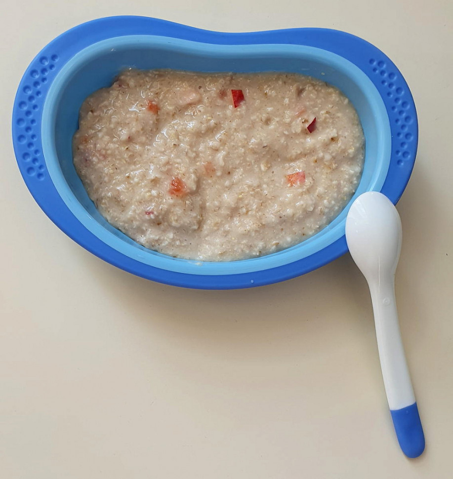 Тарелочка Uviton с крышкой и ложечкой 0095 голубой