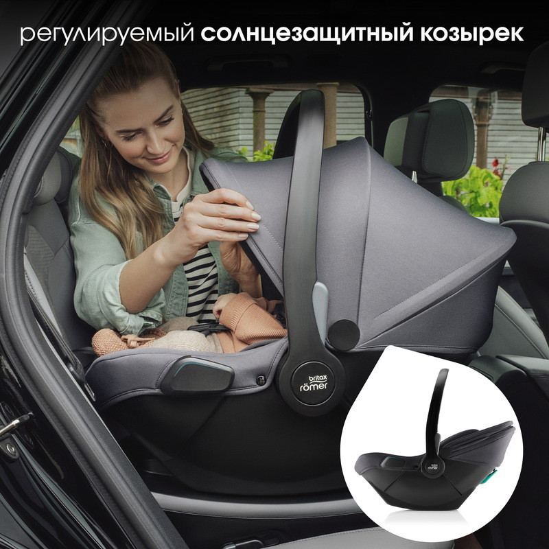 Детская коляска 3 в 1 Joolz Day 5 и автокресло Baby-Safe Core Space Black без адаптеров + конверт в подарок Sage green