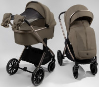 Детская коляска AmaroBaby Genius 2 в 1 коричневый