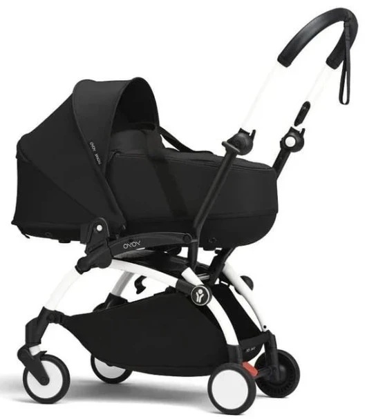 Коляска для новорожденных Stokke YOYO3 Newborn Shell 0+ рама белая White Black