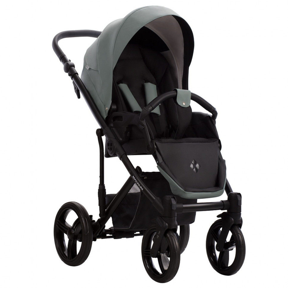 Детская коляска Bebetto Magnum Light Pro 2 в 1 02 шалфей кожа