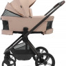 Детская коляска Peppy Soho 3 в 1 с автокреслом Verona Brown Rose (пыльная роза), рама серо-бежевый