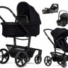 Детская коляска 4 в 1 Joolz Day 5 и автокресло Britax Roemer Baby-Safe Pro Style Carbon Black без адаптеров и база Vario Base 5Z Space Black