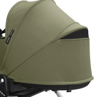 Коляска для новорожденных Stokke YOYO3 Newborn Shell 0+ рама белая White Olive
