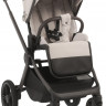 Детская коляска Peppy Soho 3 в 1 с автокреслом Verona Brown Taupe (бежевый), рама серо-бежевый