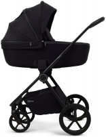 Детская коляска Rant Teo Soft 4 в 1 с автокреслом Miro Olive и базой Black