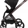 Детская коляска Peppy Soho 4 в 1 с автокреслом Verona Black и базой Black (черный) рама шоколад
