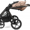 Детская коляска Peppy Soho 4 в 1 с автокреслом Verona Beige и базой Rose (пыльная роза), рама серо-бежевый