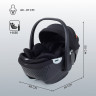 Детская коляска Rant Aventa 4 в 1 с автокреслом Aster Zero Black и базой Beige