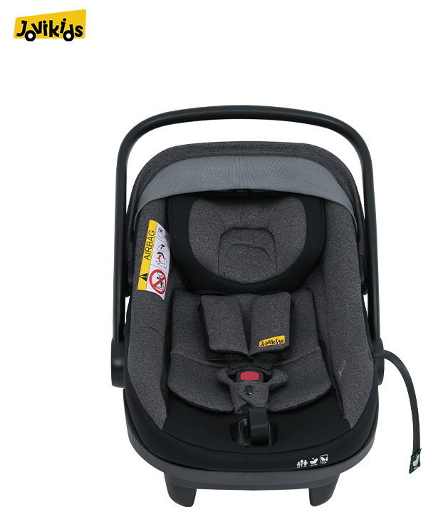 Детская коляска Peppy Monaco Plus 4 в 1 с автокреслом Jovikids Aria Black и базой Sandstone (песочный), рама черная