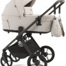 Детская коляска Peppy Soho 4 в 1 с автокреслом Verona Black и базой Taupe (бежевый), рама серо-бежевый