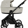 Детская коляска Roan Bass Next 2.0 3 в 1 с автокреслом Pituso Santiso Pro Black BSN/45/2 Marzipan/Black/руч.Cappuccino(2 места)