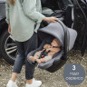 Детская коляска 4 в 1 Joolz Day 5 и автокресло Baby-Safe Core Frost Grey и база Vario Base 5Z + конверт в подарок Sandy taupe