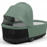 Коляска 3 в 1 Cybex Priam IV Rosegold complete и автокресло Aton B2 i-Size Steel Grey Leaf Green