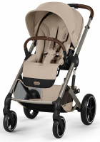 Коляска Cybex Balios S Lux with Fold Cot TPE 2 в 1 Almond Beige с дождевиками