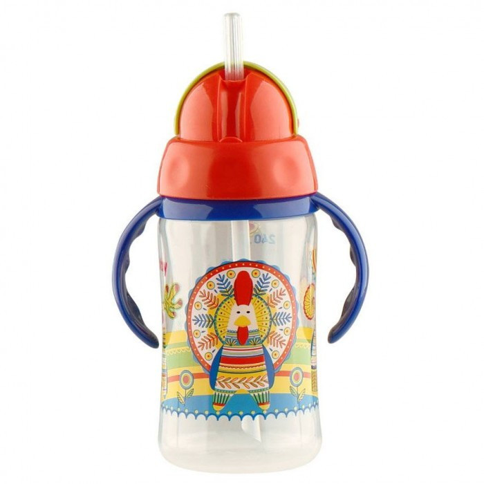 Поильник Lubby Русские Мотивы с трубочкой 240 мл от 9 мес 15759