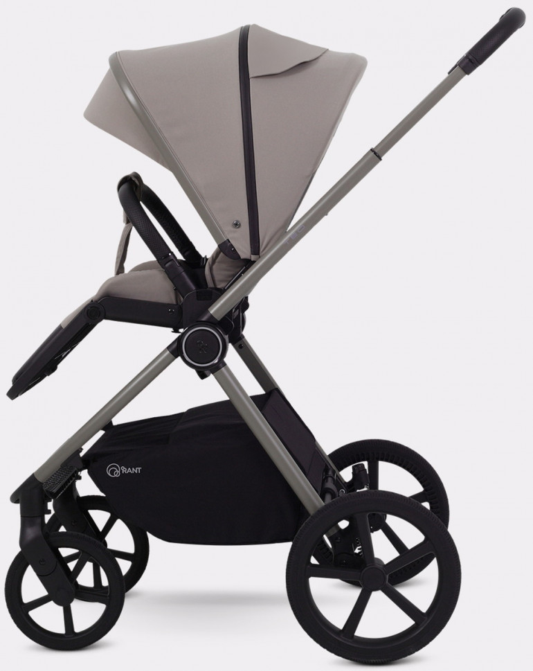 Детская коляска Rant Teo Soft 3 в 1 с автокреслом Cruise Beige Cloud