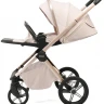 Детская коляска Peppy Monaco Plus 2 в 1 Beige (бежевый), рама беж, шлифованный алюминий