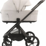Детская коляска Peppy Soho 4 в 1 с автокреслом Welldon Crown 2 Beige и базой Taupe (бежевый), рама серо-бежевый