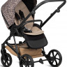 Детская коляска Tutis Viva 6 Plus Wild Elegance 3 в 1 с автокреслом Elo Lux EduSky Black Savannah Brown