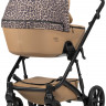 Детская коляска Tutis Viva 6 Plus Wild Elegance 3 в 1 с автокреслом Elo Lux EduSky Black Savannah Brown