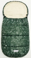 Конверт меховой AmaroBaby Snowy Travel 105 см зверята хаки