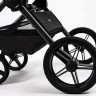 Детская коляска Peppy Monaco Thermo 3 в 1 с автокреслом Verona Brown Beige (молочный), рама серо-коричневая