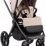 Детская коляска Peppy Monaco Thermo 3 в 1 с автокреслом Verona Brown Beige (молочный), рама серо-коричневая