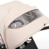 Детская коляска Peppy Monaco Thermo 3 в 1 с автокреслом Verona Brown Beige (молочный), рама серо-коричневая