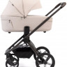 Детская коляска Peppy Monaco Thermo 3 в 1 с автокреслом Verona Brown Beige (молочный), рама серо-коричневая