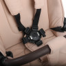 Детская коляска Peppy Soho 4 в 1 с автокреслом Welldon Crown 2 Grey и базой Rose (пыльная роза), рама серо-бежевый