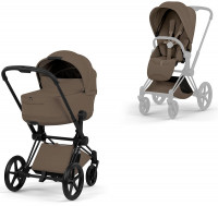 Коляска Cybex Priam V Matt Black Style Cloud T Sepia Black 3 в 1 Coconut Brown