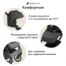 Прогулочная коляска Leclerc Baby Magic fold plus UK Black