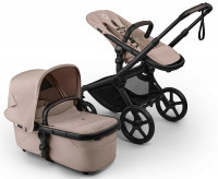 Коляска Bugaboo Fox 5 Renew complete 2 в 1 Black/Desert Taupe Melange-Desert Taupe Melange