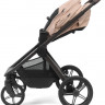 Детская коляска Peppy Soho 3 в 1 с автокреслом Welldon Crown 2 Beige Rose (пыльная роза), рама серо-бежевый