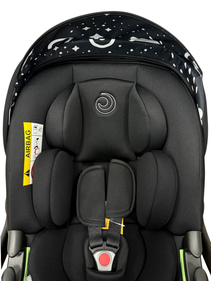 Детская коляска Tutis Uno 6 Plus Essential collection 4 в 1 с автокреслом Elo Lux EduSky Black и базой 1602169 Antracite с сумкой