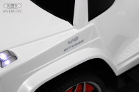Детский толокар RiverToys Mercedes-Benz GL63 белый бриллиант