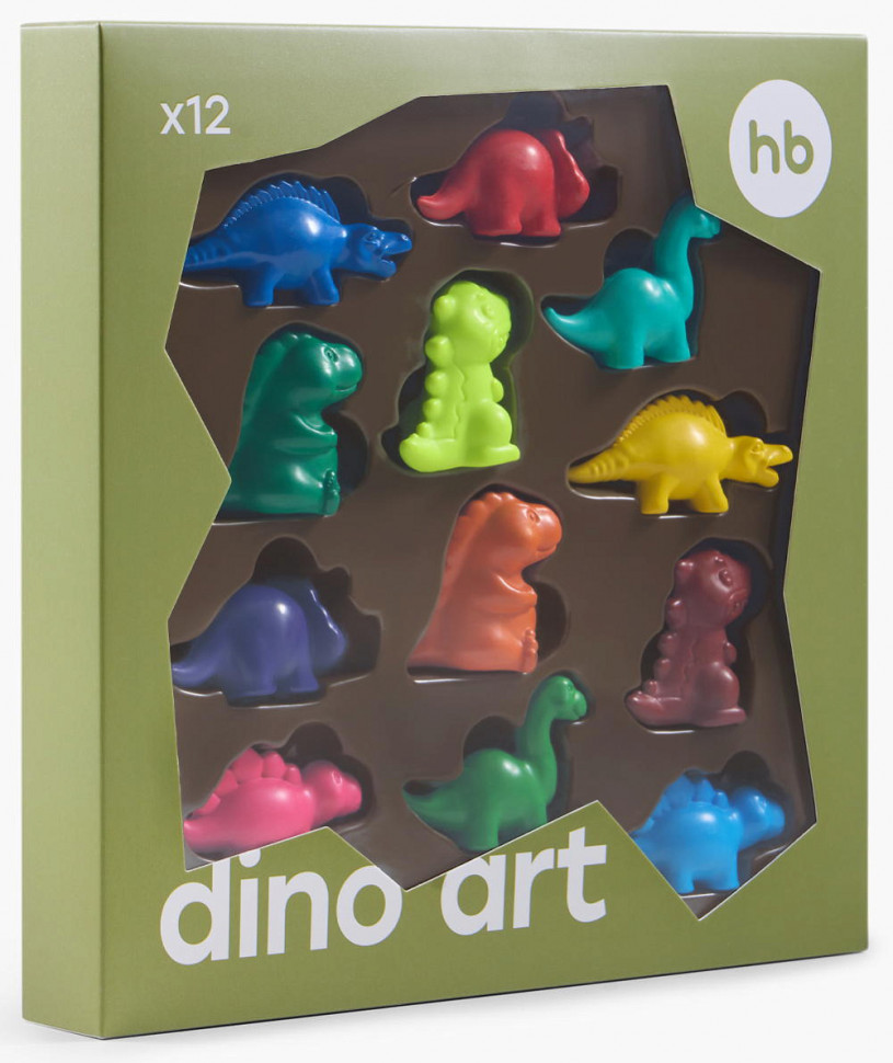 Цветные мелки для рисования Happy baby Happy Dino Art 332003 multicoloured Цветные мелки для рисования Happy baby Happy Dino Art 332003 multicoloured