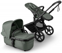 Коляска Bugaboo Fox 5 Renew complete 2 в 1 Black/Forest Green–Forest Green