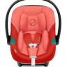 Коляска 3 в 1 Cybex Priam IV Rosegold complete и автокресло Aton S2 i-Size Hibiscus Red Off White